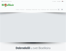 Tablet Screenshot of bioeliksir.com